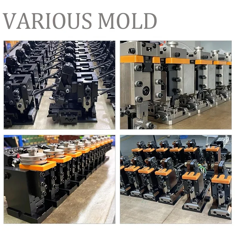 EW-09C 1.5t/2t/3t/4t alta eficiência super mudo semiautomático terminal máquina de friso curso 30mm/40mm