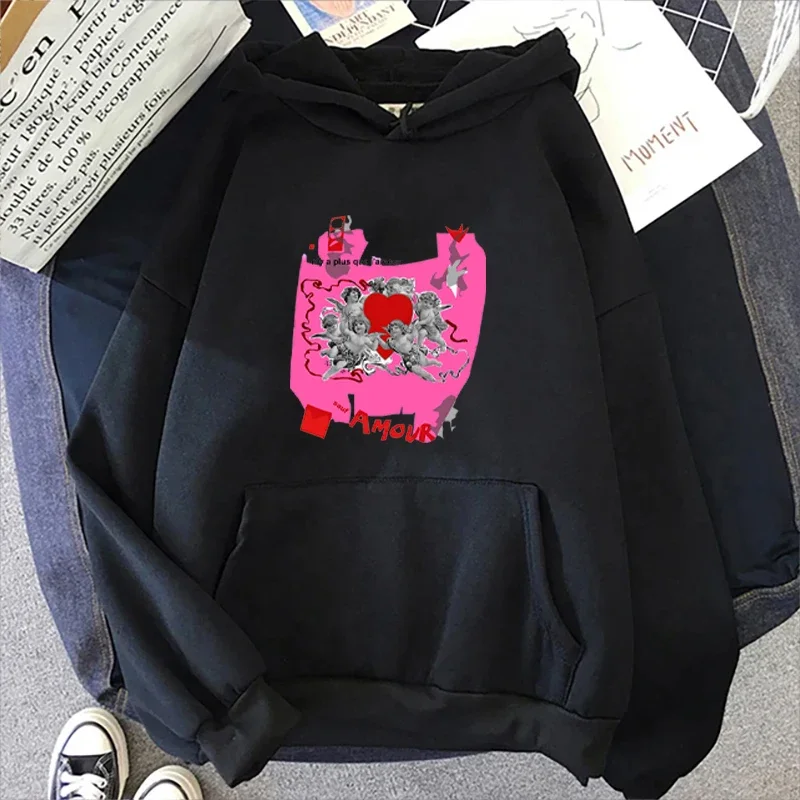 

Amourbeat It Printed Sweatshirt Men's Casual Hooded Sweatshirt Autumn and Winter Fashion Hooded Sweatshirt Warm Pullover