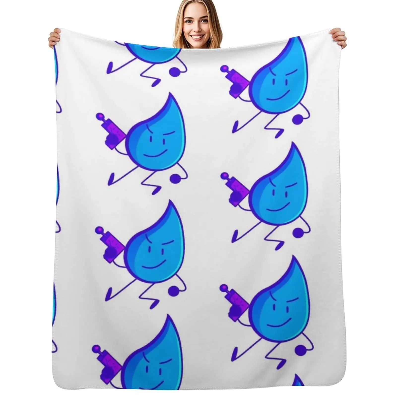 

TPOT Battle for dream island Teardrop with a gun!!! Throw Blanket halloween Furrys Sofa Quilt funny gift Blankets