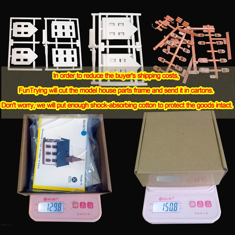 ミニチュア教会建築材料,ジオラマスケール,鉄道レイアウト,1:150モデル