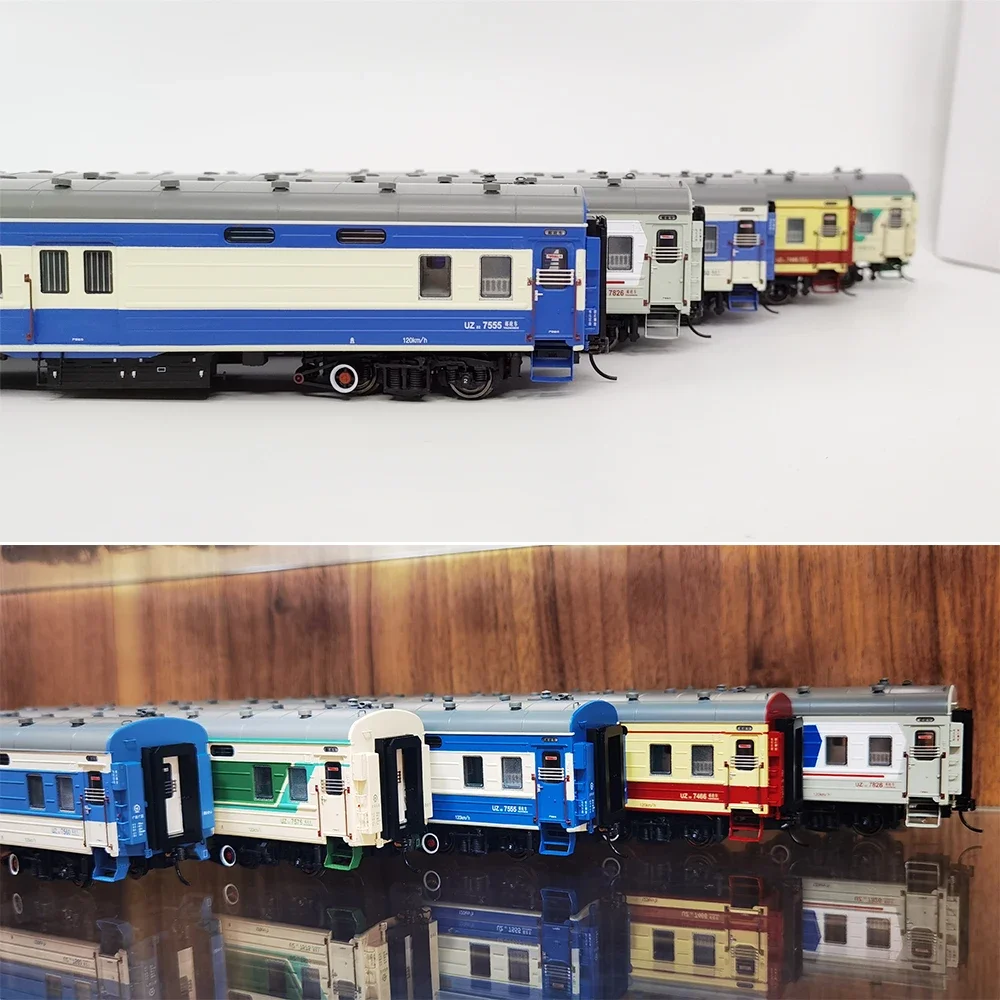 MTC HO 1/87 Train Model UZ22 Postal Train Carriage Color Special Edition Boy Birthday Gift Multiple Choices