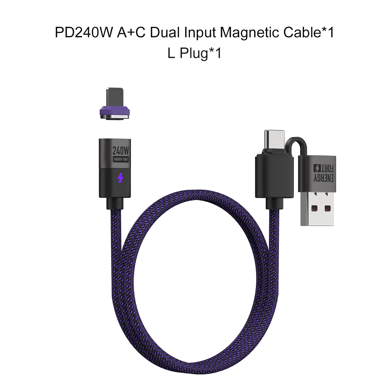 MOSHOU 240 W magnetisches Ladekabel PD3.1 5 A Schnelllade-USB-C-Kabel magnetisches Telefon-Ladekabel für iPhone 17 Pro Max Samsung Xiaomi 5
