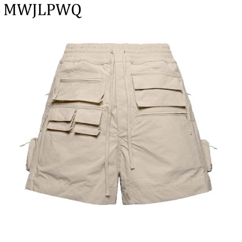 

MWJLPWQ Niche High-Street Multi-Pocket Functional Work Shorts For Men Summer 2026 New Summer Trendy Loose Casual Pants 14609