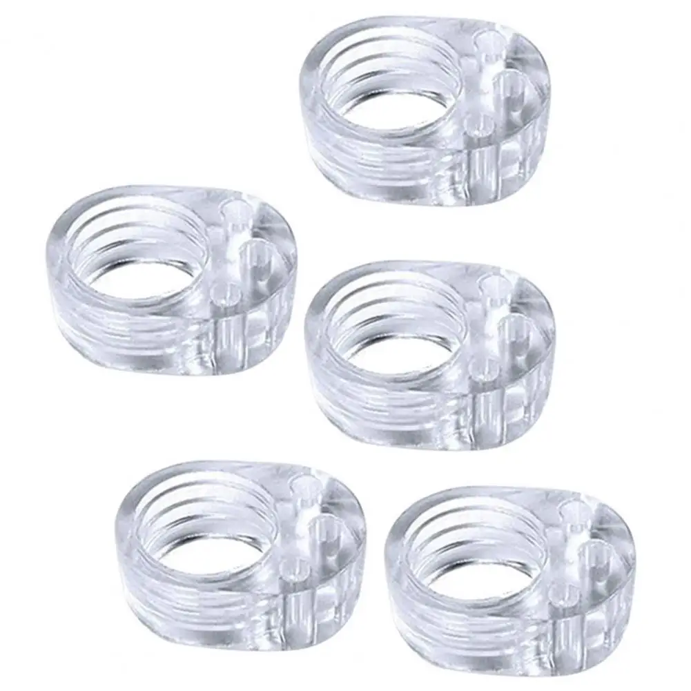 5Pcs Practical Handle Stopper  Long Service Life PVC Door Handle Buffer  Useful Door Handle Buffer