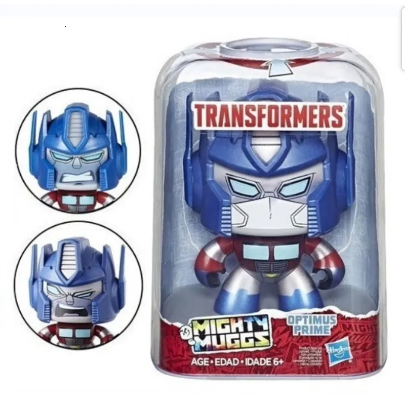Hasbro Original Transformers Anime Figure Mighty Muggs Face Changing Doll Action Figure Giocattoli per Ragazzi Ragazze Regalo per Bambini