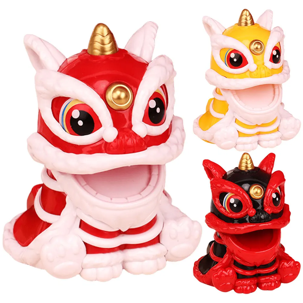 Chinese Style Lion Dance Figure New Year Home Decoration Lion Tabletop Decoration Lion Ornament Lion Sculpture