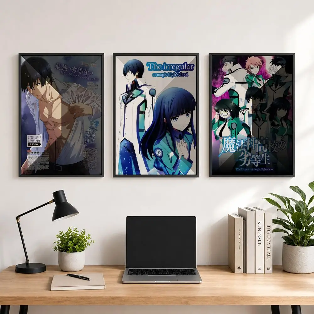 Anime T-The I-Irregular at Magic High School Poster Poster, Wall Decor Art Print, Abstract Wall Decor Art Print for Living Room