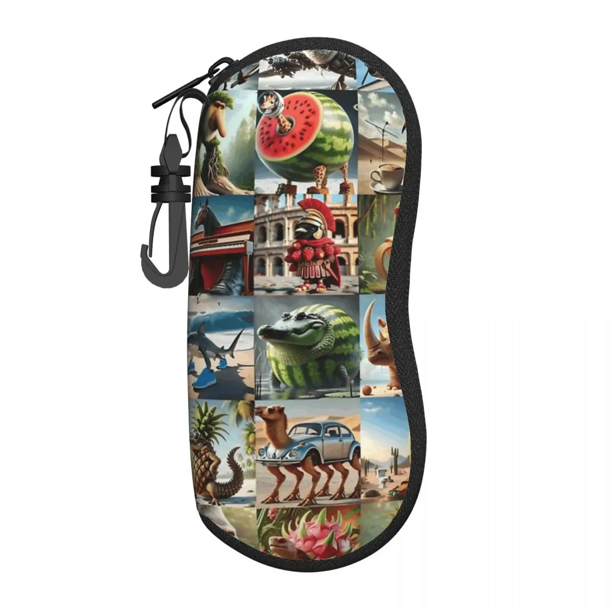 

Итальянский чехол для очков All-Stars Brainrot, студенческая коробка для чтения, винтажная коробка для очков