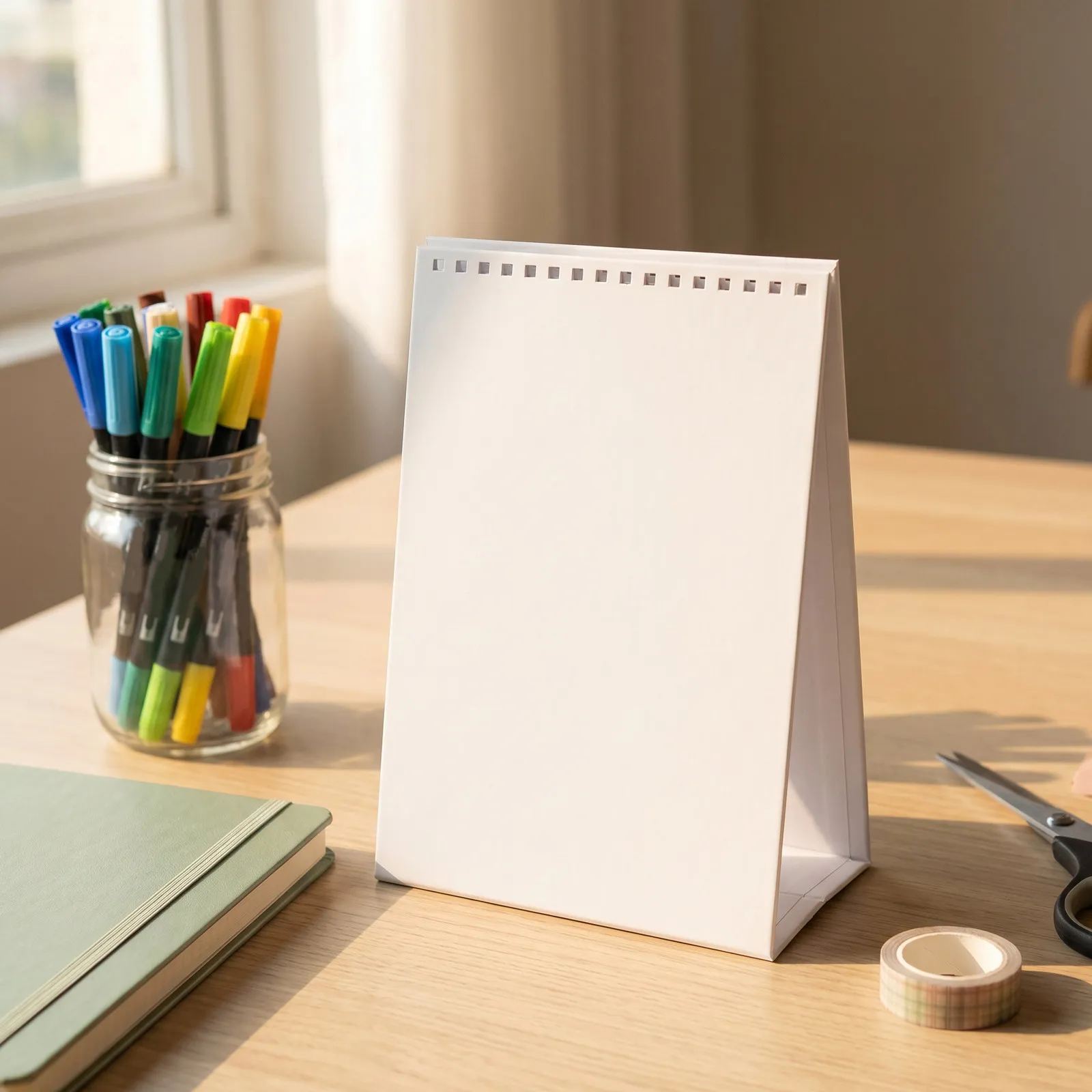 10 pcs Stand Book Holder Reading Desktop Rack Halloween Christmas New Year Blank Desk Calendar Stand Calendar Holder Base