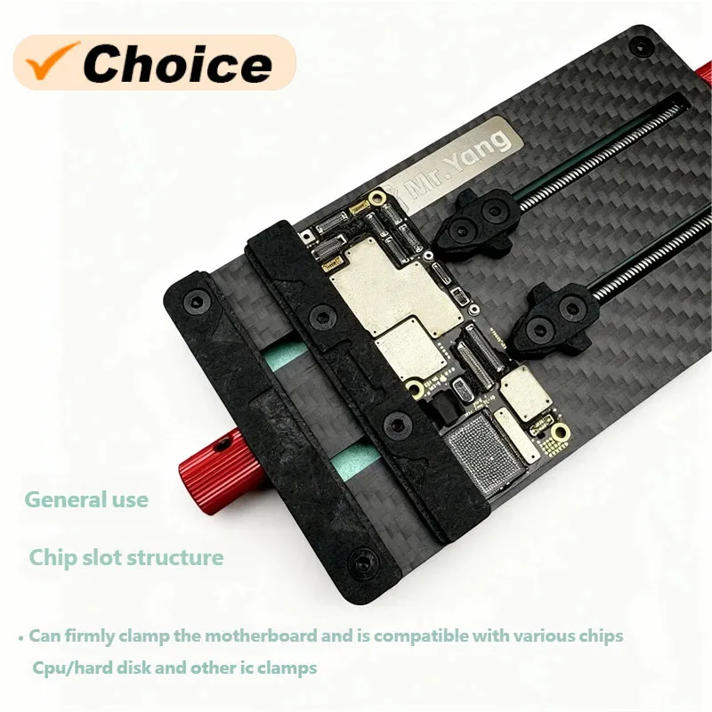 

YCS Mr. Yang Multifunctional Chip Fixture for Mobile Phone Motherboard Hard Drive IC High Temperature Resistance Repair Fixture