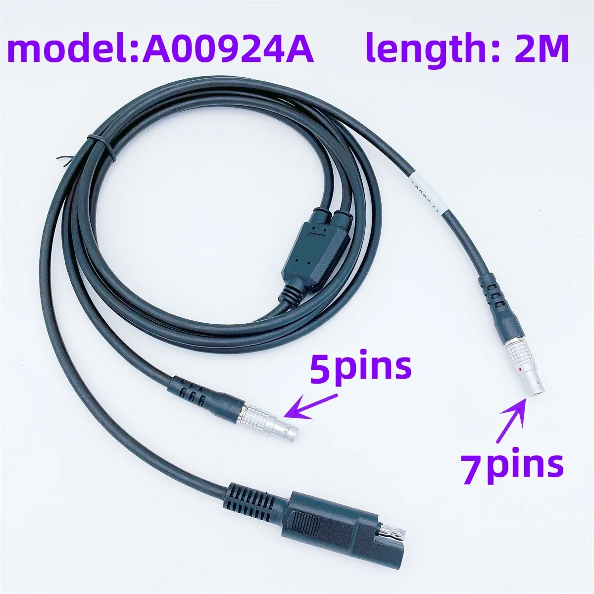 

Brand new A00924A cable Applicable to Trimble GNSS 5800 R4 R6 R8 R8S R10 R12 to PDL radio and battery 0B-5PIN-0B-7PIN