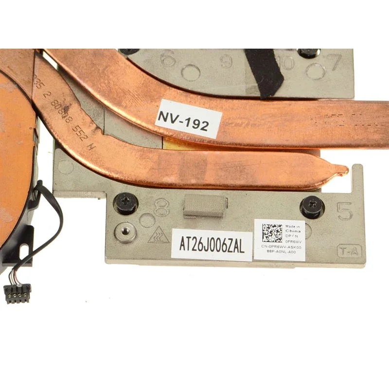 Cooling Heatsink&Fan for DELL Precision 7530 NV-192 0PR6WV PR6WV AT26J006ZAL Nvidia Quadro P1000 Graphics New