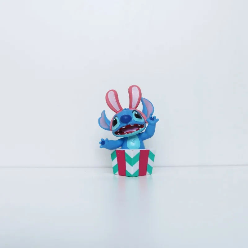 الكرتون Q-نسخة غرزة عمل أرقام سيارة الداخلية سطح المكتب الإبداعية أنيمي تمثال مصغرة زخرفة اكسسوارات دمى اللعب