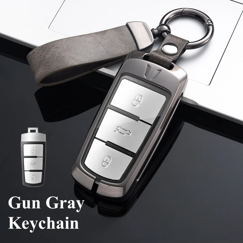 Fashion Car Remote Key Case Full Cover Shell For Volkswagen VW Passat CC 3C B5 B6 B7 B7L R36 Maogotan Auto Keychain Accessories