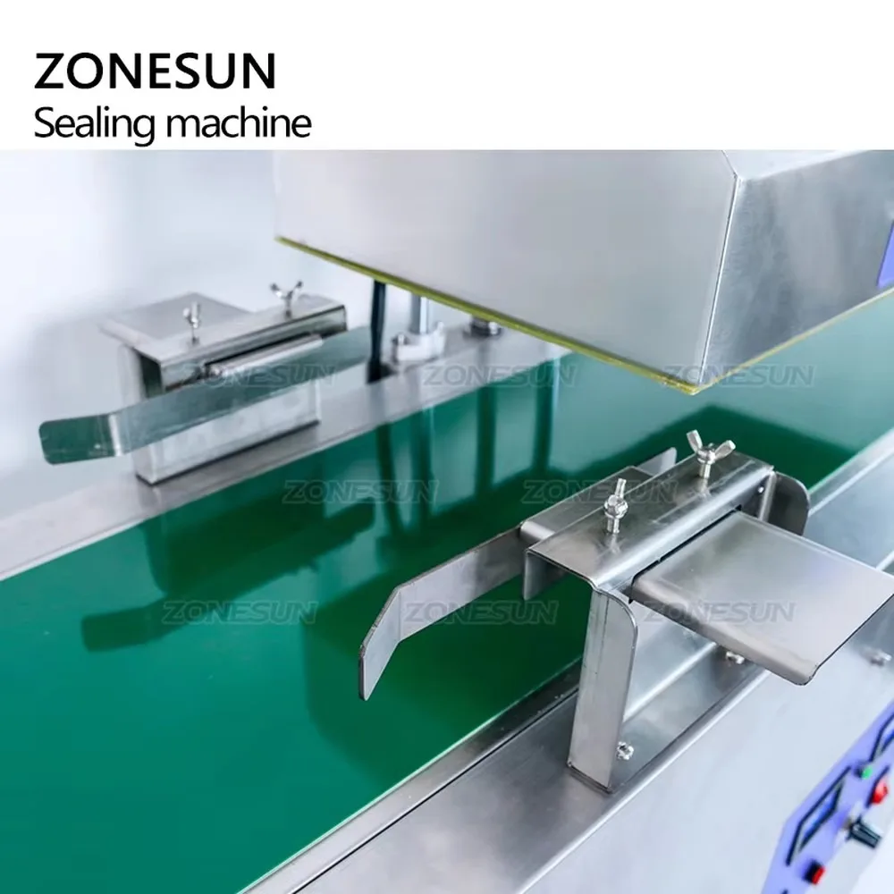 Automatic Continuous Induction Sealing Machine Electromagnetic Heat Sealer For Plastic Bottle Cap Aluminium Foil Snacks