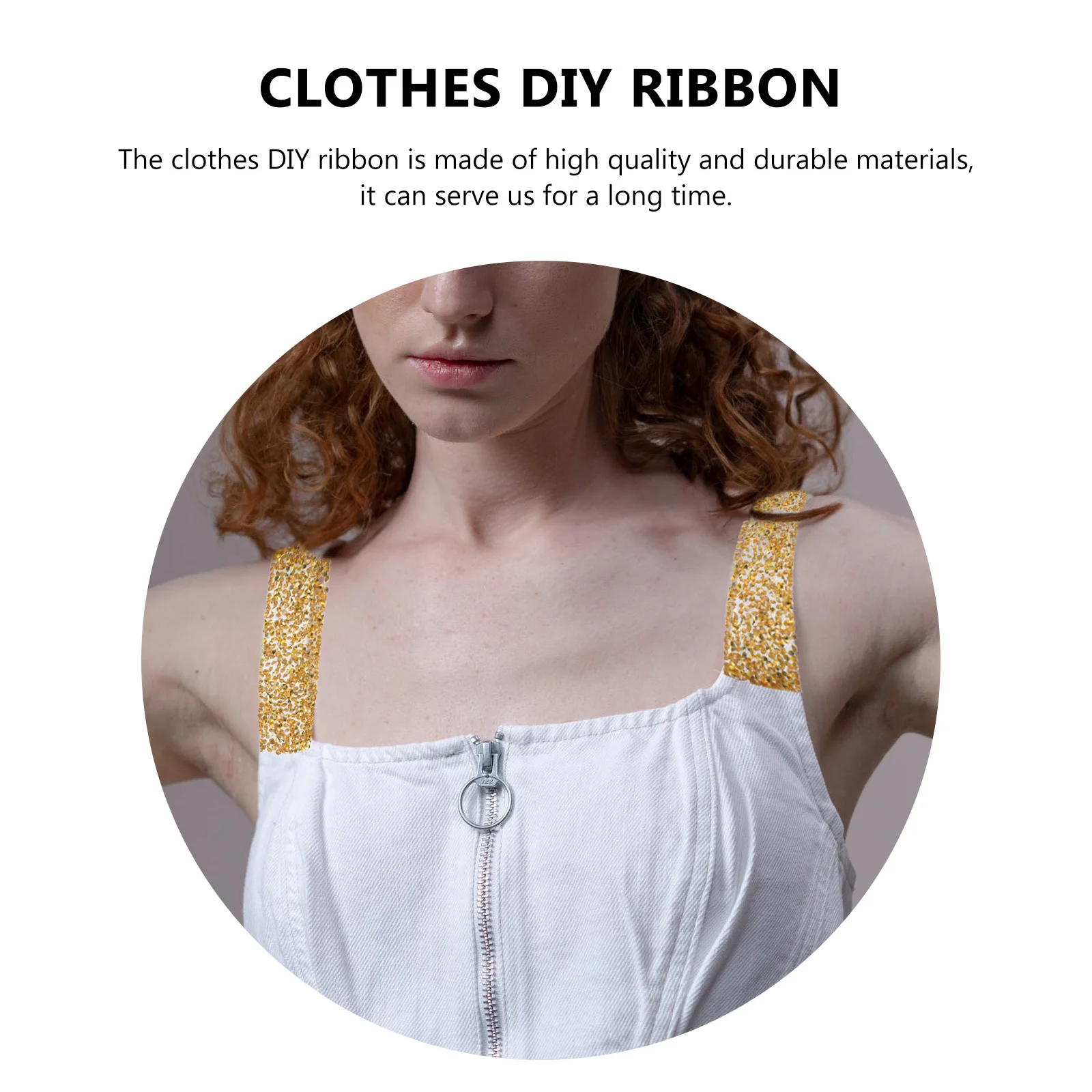 1 rotolo di nastro per vestiti fai da te con diamanti, nastro decorativo autoadesivo per progetti di cucito di abbigliamento, confezione regalo, accessorio per vestiti fai da te