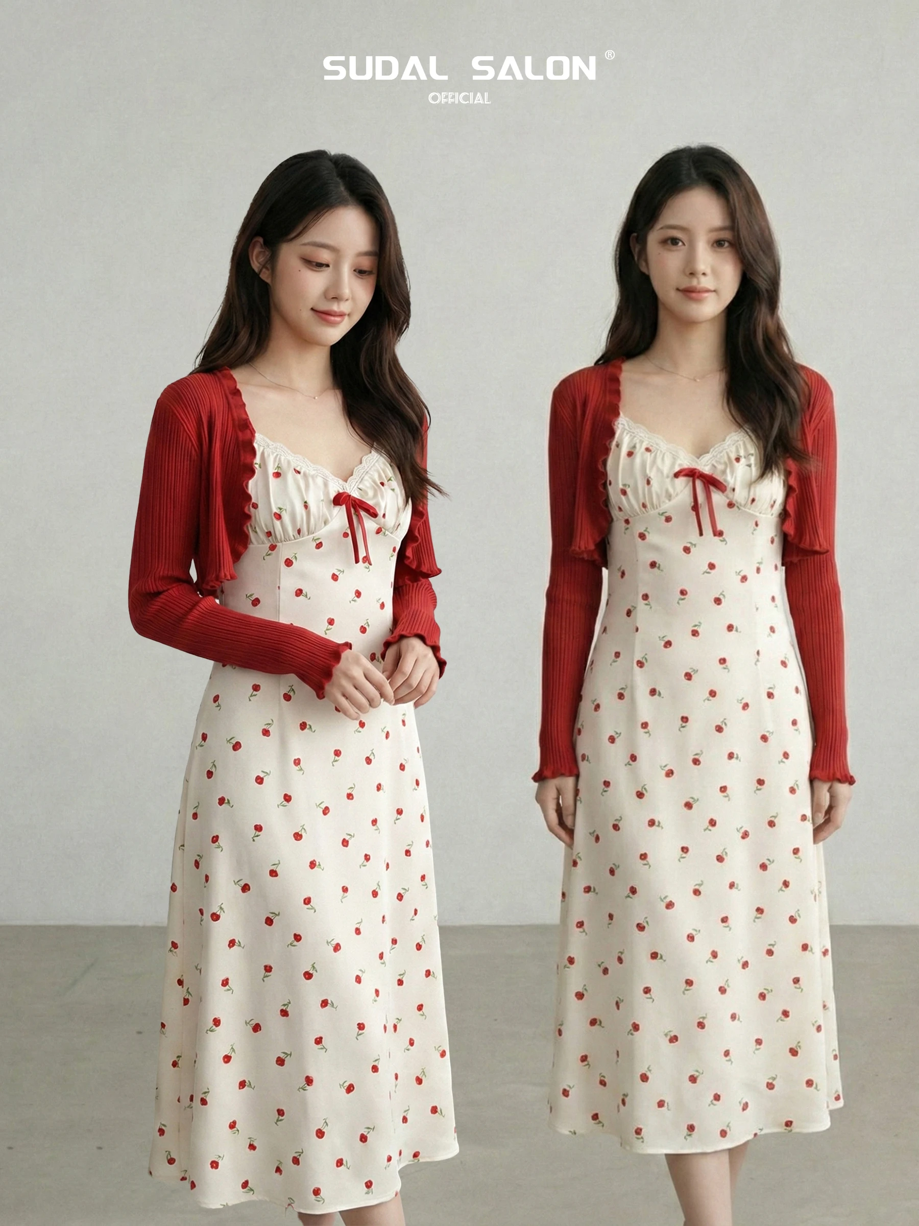 

Spring New Sweet Sle Red Long Sve ort Fit Women's Knitted Sweater Unique Exquisite Casual Commute Sle Knitwear Top