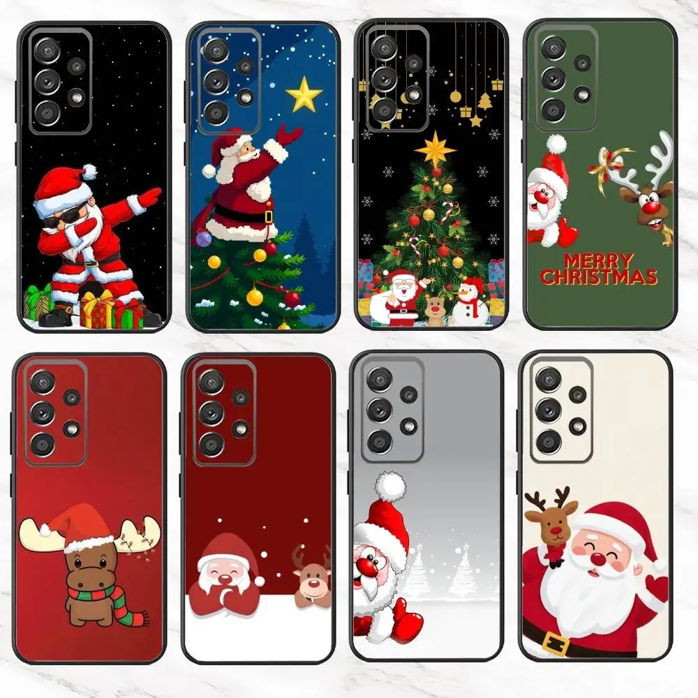

C-Cartoon C-Christmas Phone Case For Samsung S25,S24,S21,S22,S23,S30,Ultra,S20,Plus,Fe,Note,10,9,5G Black Cover
