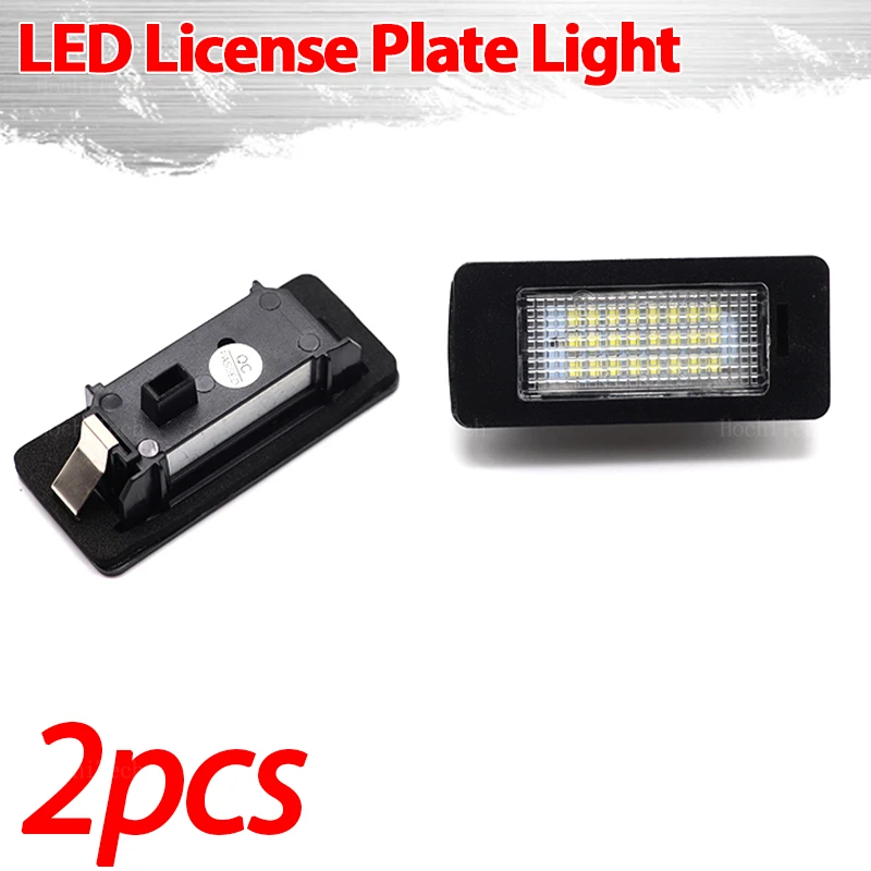 2Pcs Canbus Car LED Number License Plate Light for Audi A1 A4 B8 4D 5D A5 S5 2D 5D A6 S6 For VW Golf Passat Led Number lamp