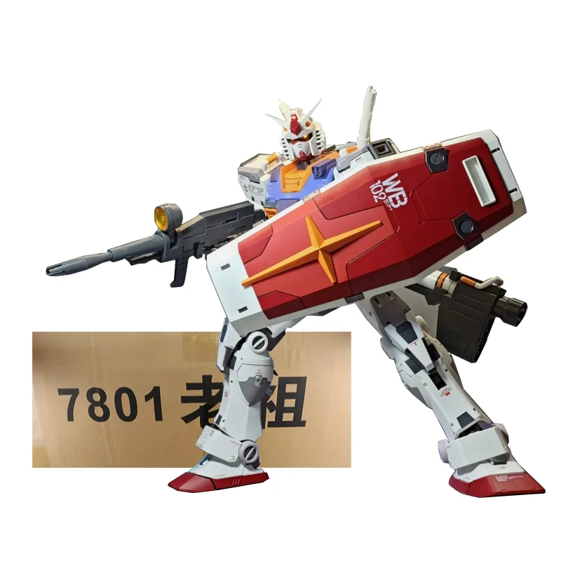 Fangdajing Model 1/35 Rx-78 2 Assembly Model with Led High Quality Collectible Robot Kits Models Kids Gift