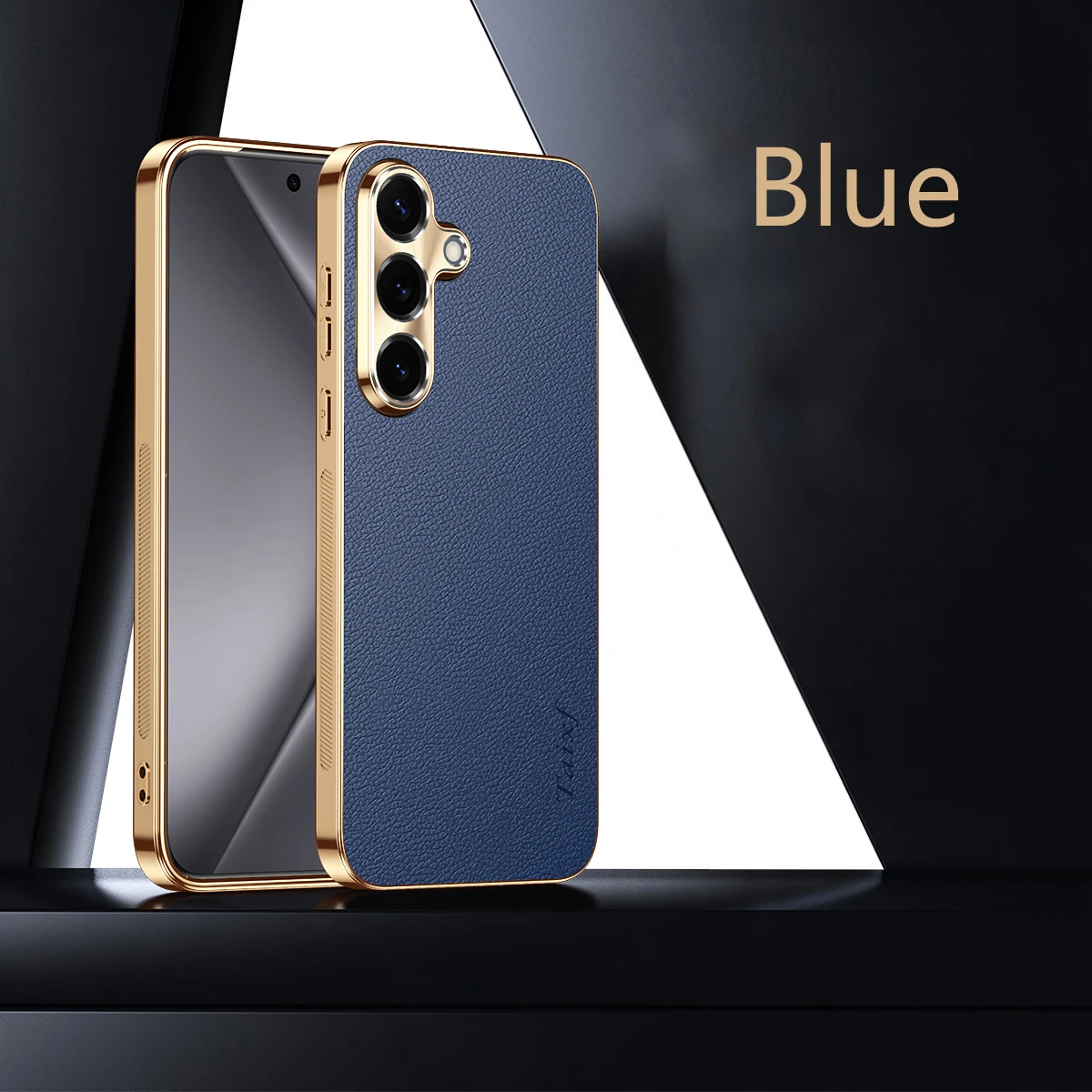 PU Leather Phone Case For Samsung Galaxy S25 Edge FE S26 Ultra Plus Camera Full Lens Protection Silicone Soft Phone Cover Cases