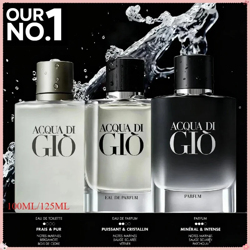 Marque inspiré Giorgio Acqua di Gio Pour Homme Eau de Toilette, parfum frais aquatique pour hommes, parfum masculin longue durée