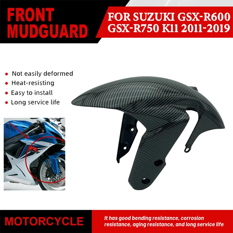 

Motorcycle Front Fender Mudguard Cover Splash Guard Mud guard For Suzuki GSX-R600 GSX-R750 2011-2019 GSX-R1000 2009-2015