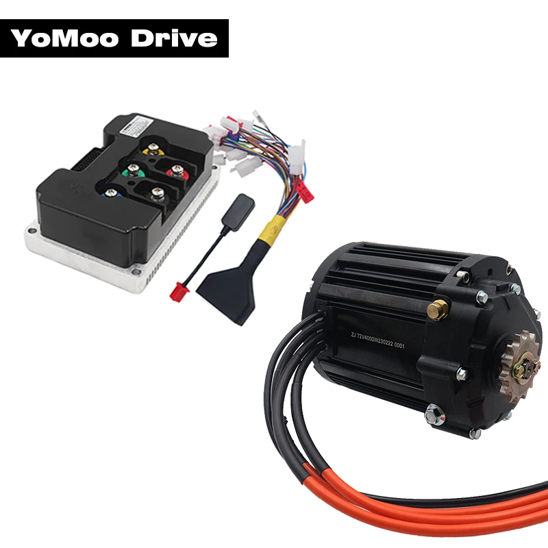 

QS138 90H 4000 Вт V3 PMSM двигатель среднего привода с контроллером Fardriver ND72680/ND84680/ND96680 для электрического мотоцикла Dirtbike ATV