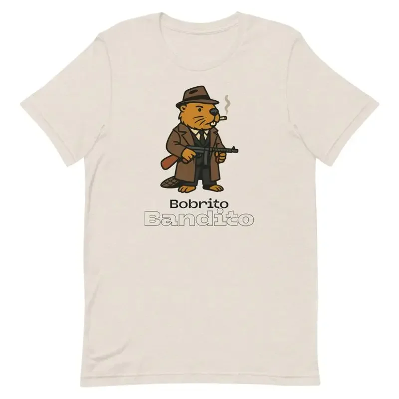 Bobrito Bandito T Shirt Italian Brainrot Meme Streetwear Absurd