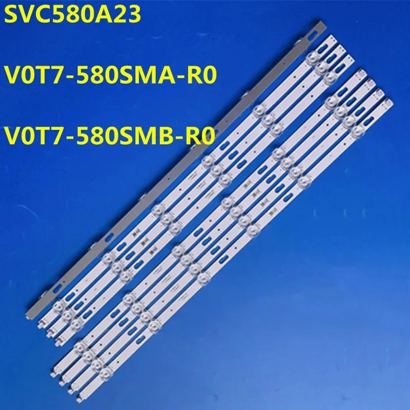 5sets  ED Strip For UA58TU7000 UA58TU8000 UN58TU700DF UN58TU6900 UN58TU7100 UN58AU7700 UN58TU8000 UE58TU7160 GU58TU7199U