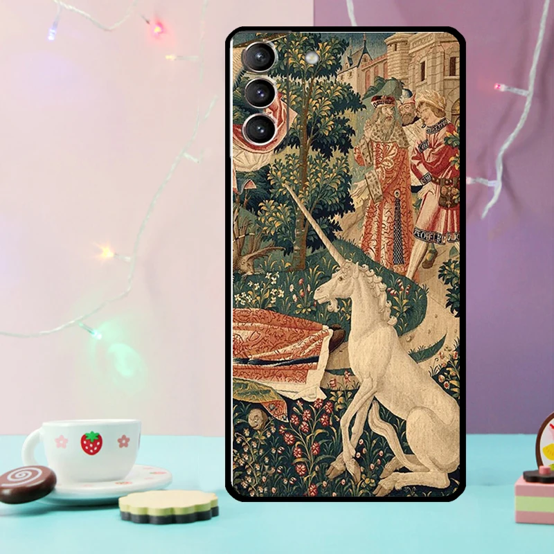 Renaissance art Painting Case For Samsung Galaxy S24 S21 S22 S23 Ultra Plus S20 FE S8 S9 S10 Note 10 20 Ultra Cover