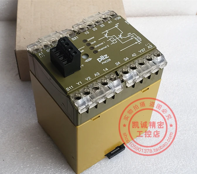 Original Alemão Pilz Relé de Segurança Pnoz 24vdc 3s 1o 47474760