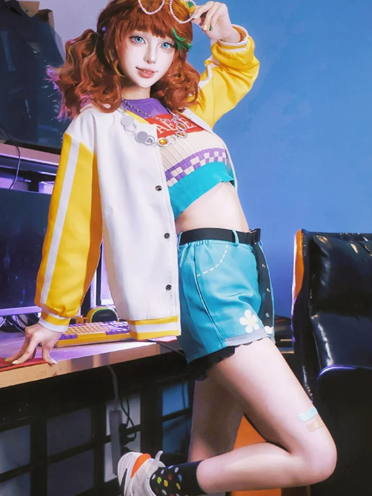 

Identity V Cheerleader Cosplay OPH Esports Costume Anime Women Lovely Uniform Role Play Clothing Comic-con Hallowmas Party Suit