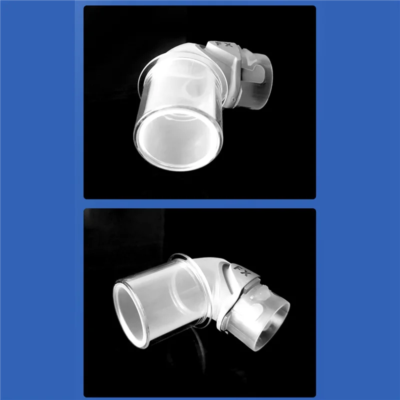 ABBN-3X Connettore a gomito di ricambio per Resmed Mirage FX, gomito Mirage FX per protezione nasale Mirage FX