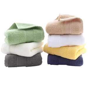 منشفة قطنية حمام منشفة وجه قوية ماصة لينة غير انسكابة الكبار منشفة مربع سميكة في حزمتين أفضل 7 مناشف فندقية مستعملة مبيعا - رقم 2