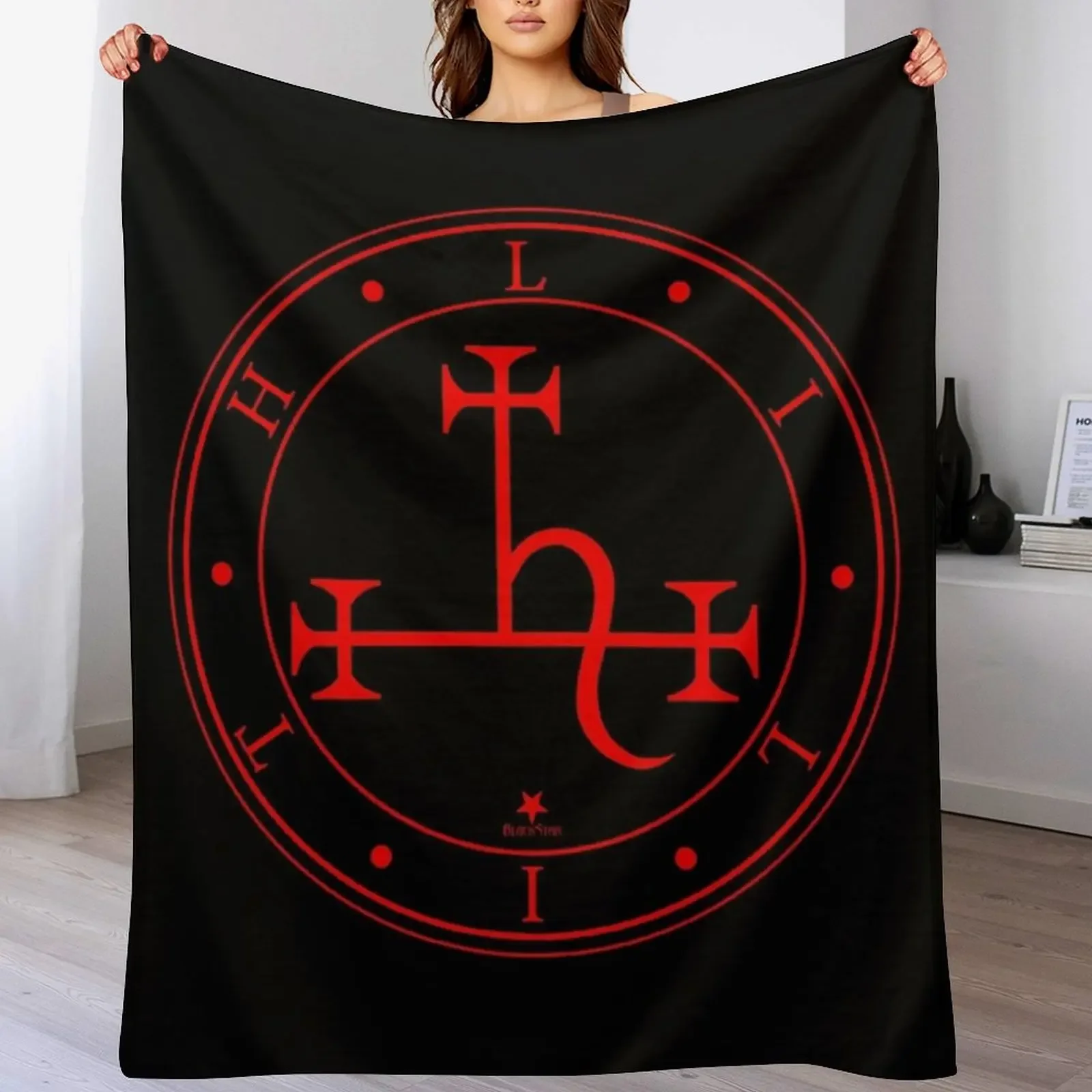 Sigil of Lilith Throw Blanket Soft Warm Blanket Gift for Men Women Adults
