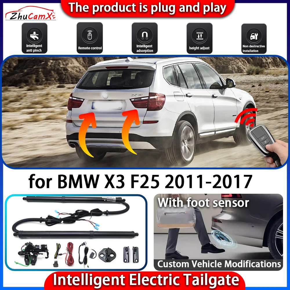 

ZhuCamX Smart Powered Tailgate System for BMW X3 F25 2011-2017 Automatic Intelligent Electric Trunk Lift Control Kit