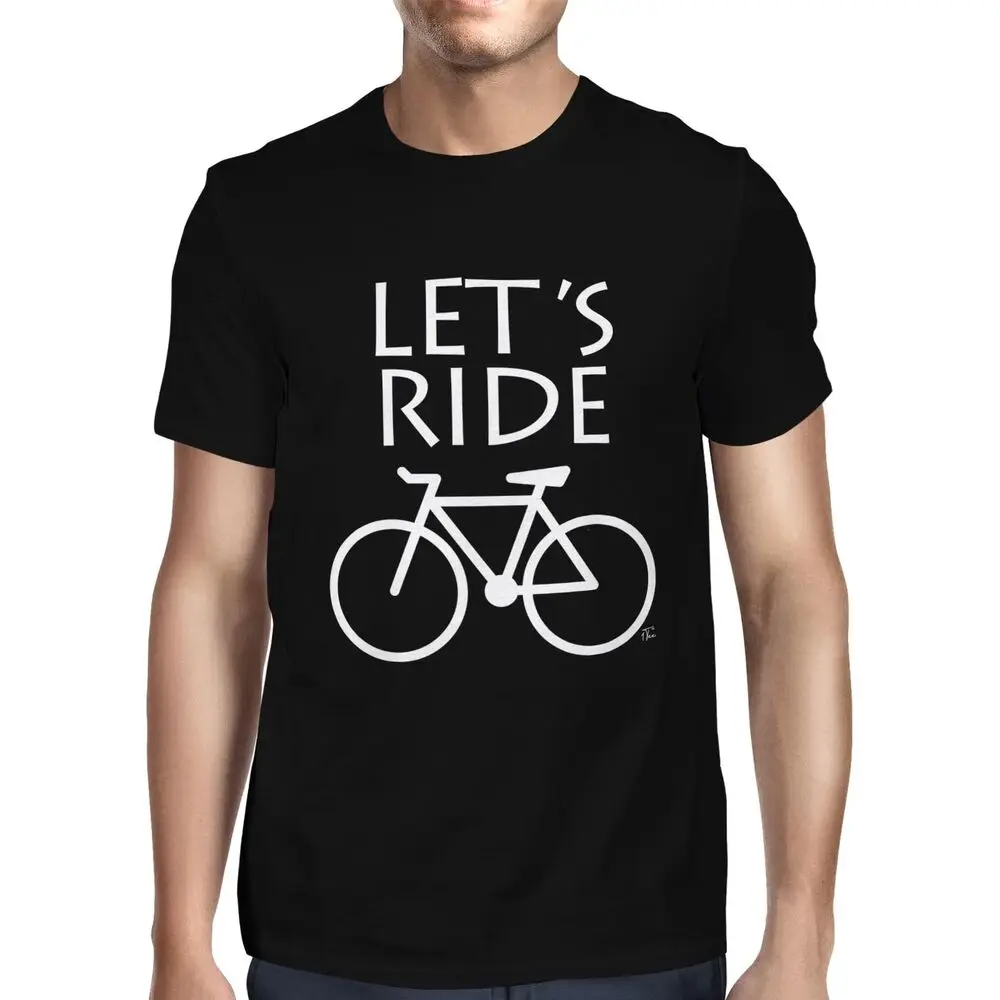 Mens Let's Ride Cyclist T-ShirtUnisex Women's Summer Cotton Luxury Brand Retro OversizedAnime Graphic T-shirts for Men Clothing