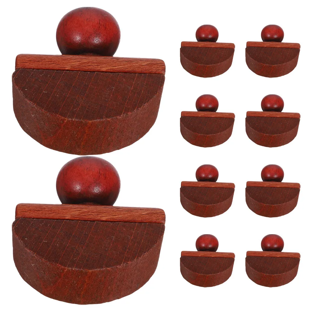 10Pcs Ink Sucking Stamp Blotter Wood Rocker Quick Dry Ink Absorber Pad Fountain Pen Calligraphy Writing Desk Accessory
