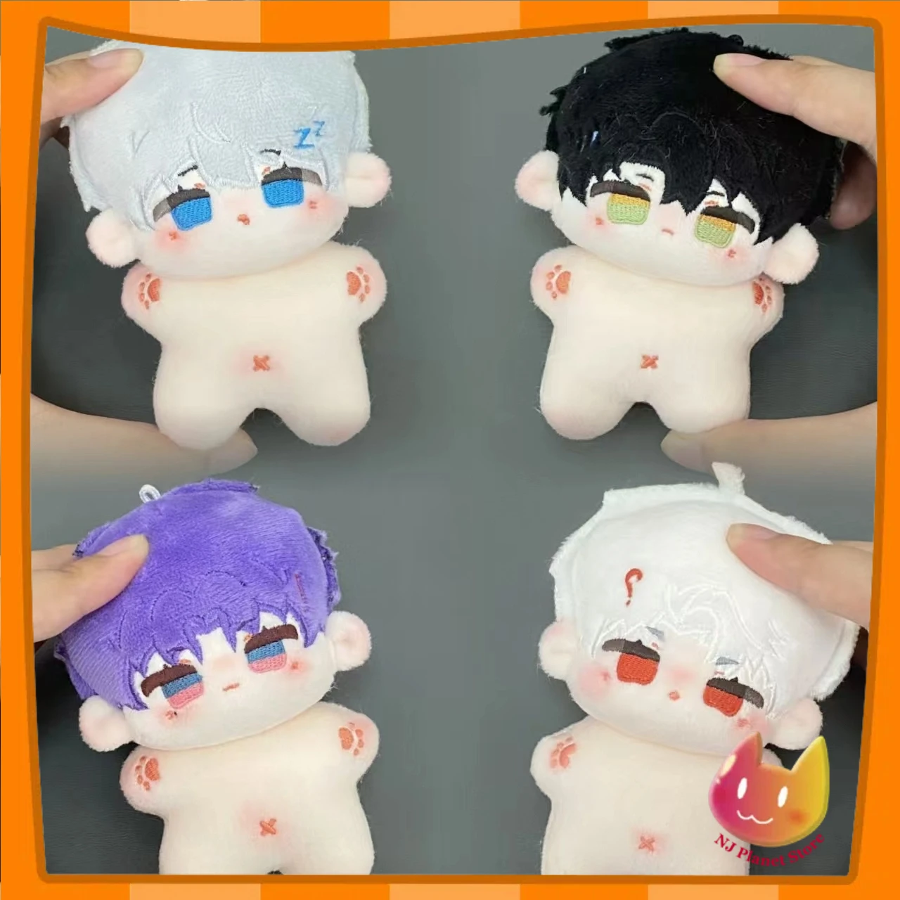 

10cm Anime Love and Deepspace Zayne Sylus Xavier Rafayel Cosplay Cartoon Cotton Doll Fluffy Plush Toys Dress Up Birthday Gift
