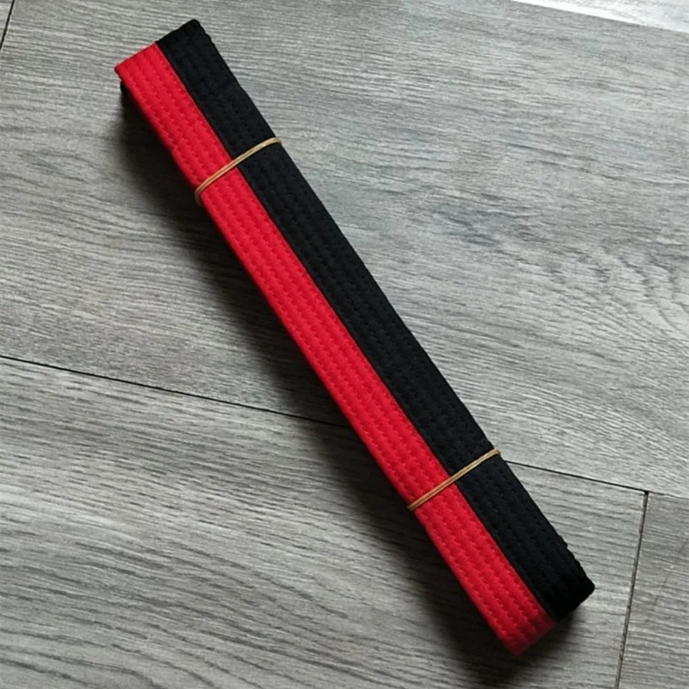 Cotton Taekwondo Belt 2.2/2.8M Black/Red/Green/Yellow udo Jiu jitsu Standard Tapes Colorful Uniform Colored Ranking Belts