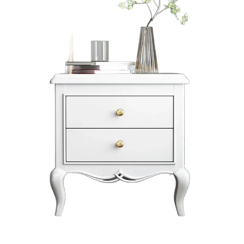 

Light Luxury Minimalist Bedside Cabinet Solid Wood Large Size Modern Simple Locker