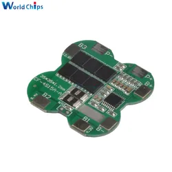 4S 16.8V 12A 18A Li-ion Lithium Battery Protection Board Ternary BMS MOS 18650 Battery Charge Board Module without Balanced