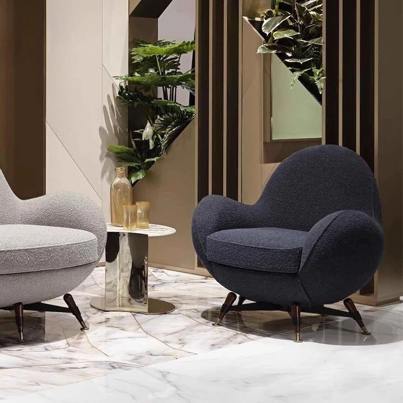 Poltrona per divano singolo nordica moderna e creativa