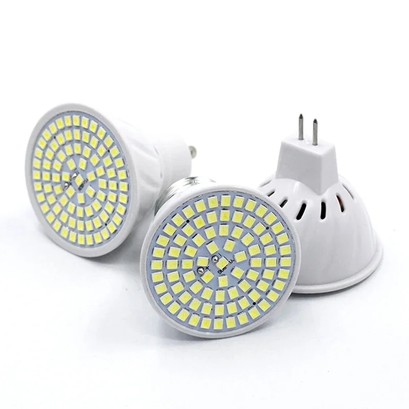 GU10 LED E27 Lamp  Spotlight Bulb 36 54 72leds SMD 2835 Chip Lampara AC 220V GU 10 Bombillas Led MR16 Gu5.3 Lampada Spot Light