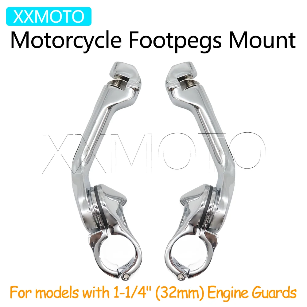 

1-1/4 "передние подножки мотоцикла, крепление для Harley Sportster 1200 883 Road King Street Glide, подставка для ног на шоссе, защита двигателя