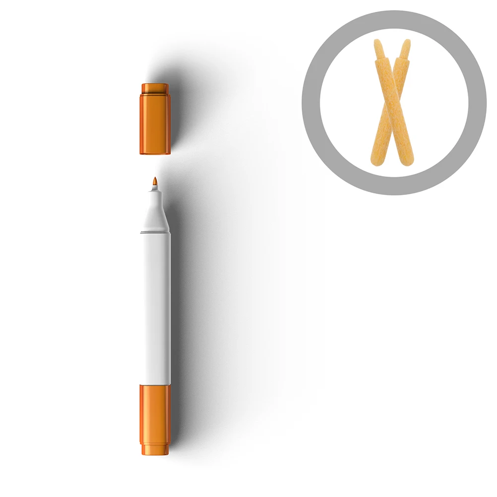 

20 шт. сменный наконечник для маркера, офисные запасные наконечники для ручек для рисования, акриловые наконечники для кистей