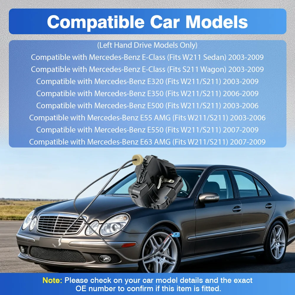 2117300535 2117300635 Car Rear Left/ Right Door Lock Actuator Mercedes-Benz E-Class W211 E320 E350 E500 E55 E63