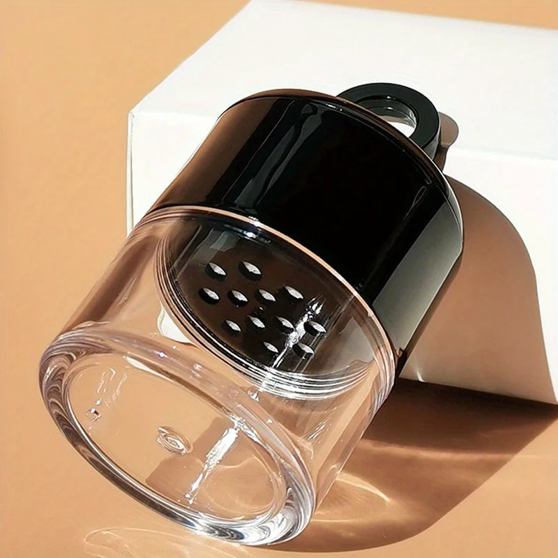 4 قطعة رأس الفطر الصغير إعداد علبة مسحوق فضفاضة المحمولة شبكة السفر ودية متعددة الوظائف لحالة شعري أحمر الخدود #6