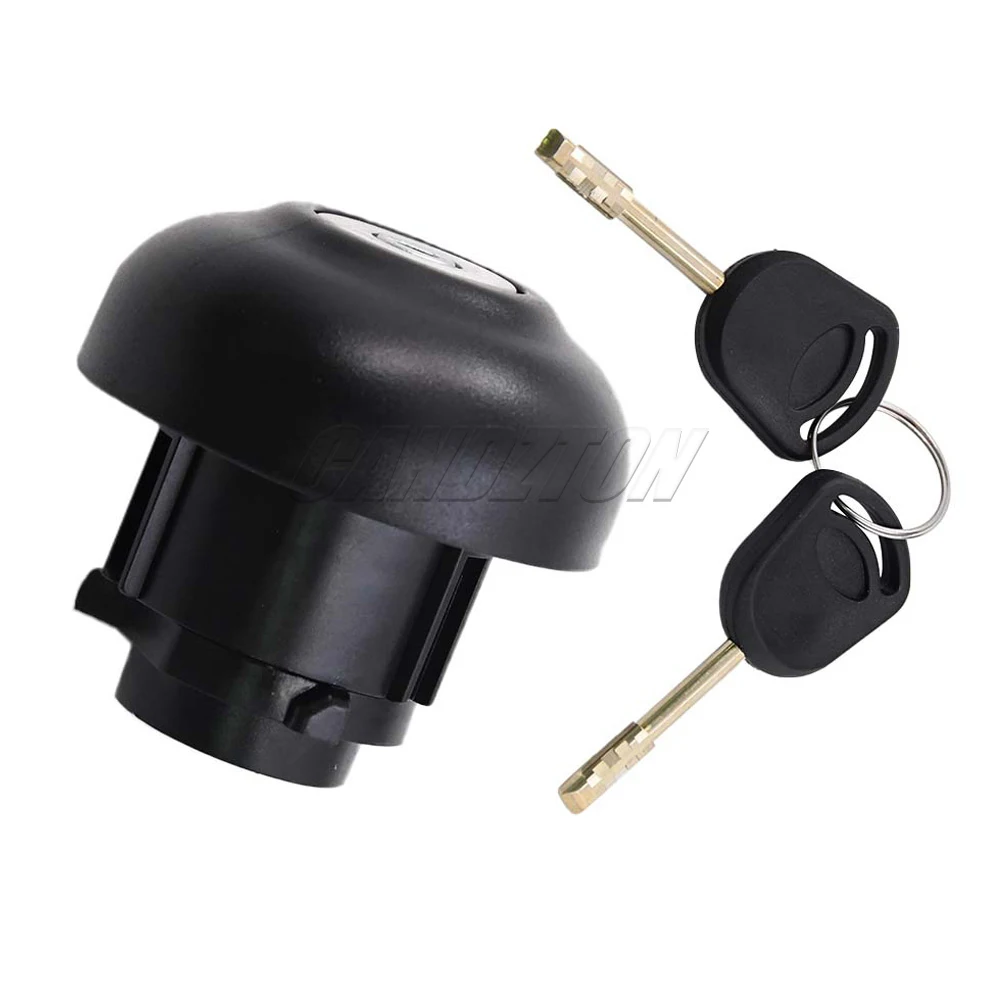 1715043 9C119K163AA Anti Theft Diesel Fuel Tank Filler Cap Cover Lock With 2 Keys Kit For Ford Transit Mk7 2006 2007 2008 - 2018